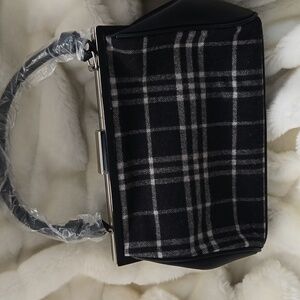 Plaid purse